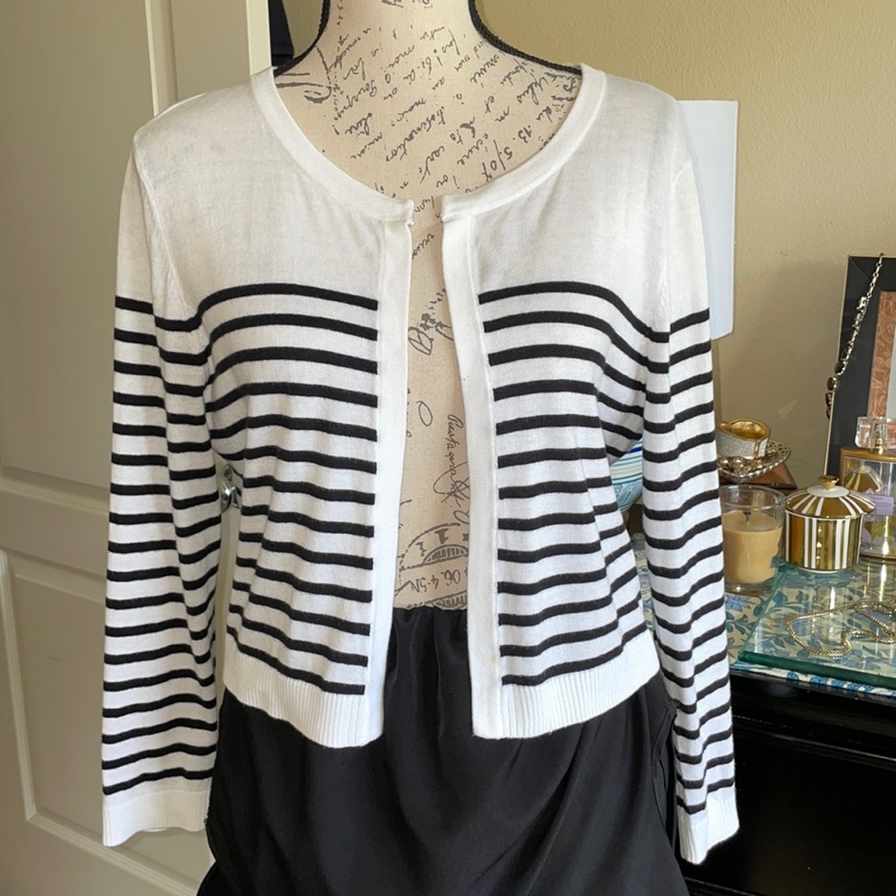 Talbots Cropped Cardigan/Dress Shrug - Picture 2 of 8
